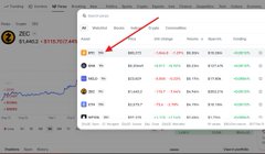 A cryptocurrency tracking interface shows a Bitcoin balance of '0.15886' valued at '$10,702.89' alongside a list of tokens including ZRX, REP, and BAT with their respective balances and values.