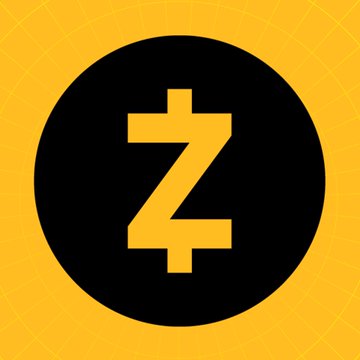 The image features the Zcash (ZEC) logo—a stylized gold "Z" symbol inside a black circle on a yellow background. It visually represents the cryptocurrency mentioned in the post about Zcash's Network Upgrade 7, which will speed up $ZEC payment processing times.