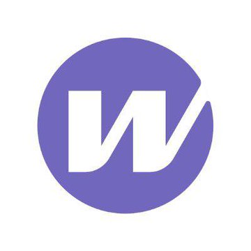 A purple circular logo containing a stylized white 'W' or 'N' letter design.