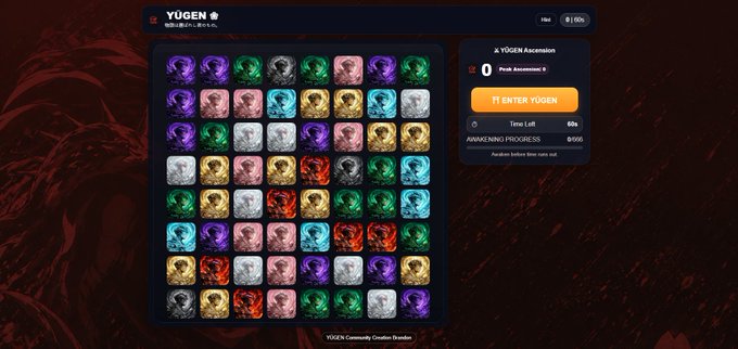 The image shows a screenshot of a video game screen with a grid of colorful squares, each containing a different character or object. The characters are arranged in rows and columns, creating an interesting pattern that catches the eye. The background color of the image is red, which contrasts with the white text on the screen. The title "let me innn" stands out prominently against this backdrop.