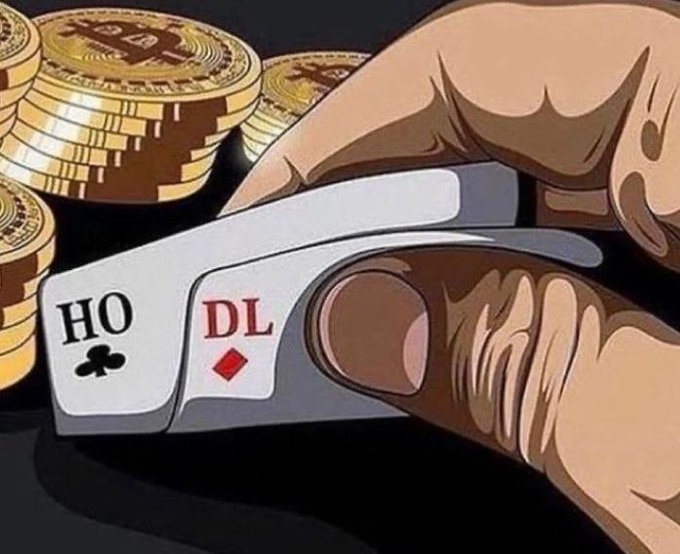 The image features a hand holding a coin with "HOD" written on it, which stands for "High Odds." This phrase is often used to describe a situation where there are high chances of something happening or an uncertain outcome. The coin in the image has a red and black design, adding visual interest to the scene.