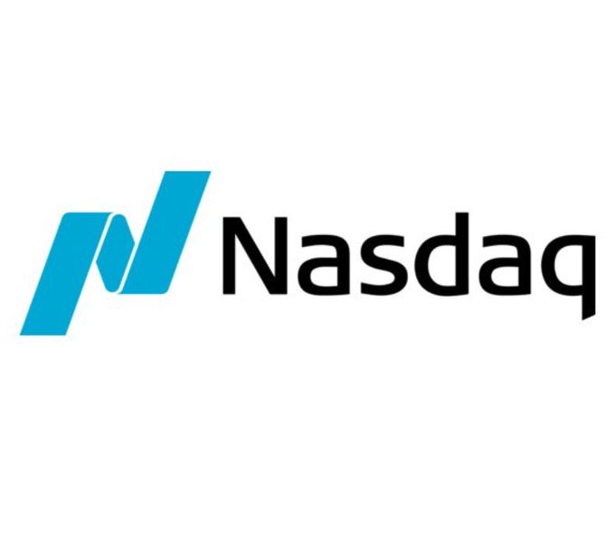 The Nasdaq logo, featuring the stylized blue 'N' symbol next to the black 'Nasdaq' text on a white background.