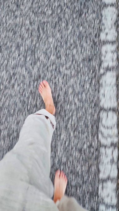 There are no posts or comment sections visible in the image description provided. We can't determine from the available information whether the person's feet were left unattended or if they are for sale on a marketplace like Facebook Marketplace (which would make sense given the presence of the @LTCFoundation reference). The focus should be on understanding how the foot photo and the caption work together in this context.
