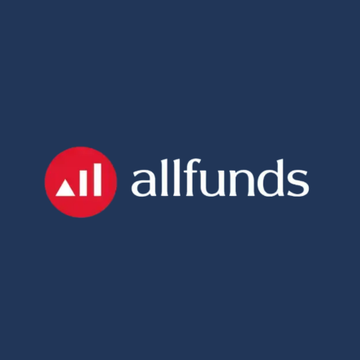 The image features a logo for All Funds, which is a company that specializes in fund distribution networks. The logo consists of a red circle with an upward-pointing triangle inside it, set against a blue background. Below the logo, there's text that reads "ALL FUNDS". Additionally, there are two smaller images placed below the main logo: one image shows a red triangle and the other displays a white triangle. These images also contain the words "SOLANA" written in white letters. The post is titled "JUST IN: ALL FUNDS, ONE OF THE WORLD'S LARGEST FUND DISTRIBUTION networks, IS EXPANDING TO SOLANA, CONNECTING 3,300+ FIRMS AND €1.8 TRILLION IN AUM, NOW ONCHAIN SOLANA!".