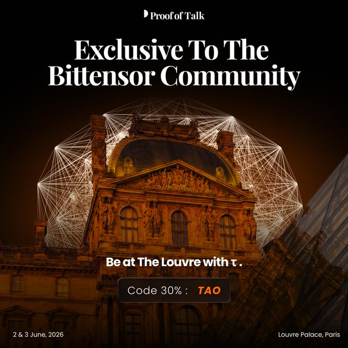The image features a large, ornate building with intricate details and a domed roof, possibly a palace or a museum. The text in the image reads "Exclusive To The Bittenson Community" and "Be at The Louvre with TAO". This suggests that there is an exclusive event or promotion related to the Louvre Museum, which could be for a limited time or only accessible to certain individuals.