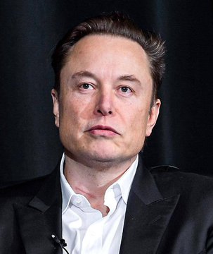 A close-up portrait of Elon Musk in a dark blazer and white shirt, featured alongside breaking news that his platform "X" is expanding into the financial sector through a partnership with Cross River Bank to offer peer-to-peer transfers, FDIC-insured deposits with interest, and Visa debit cards.