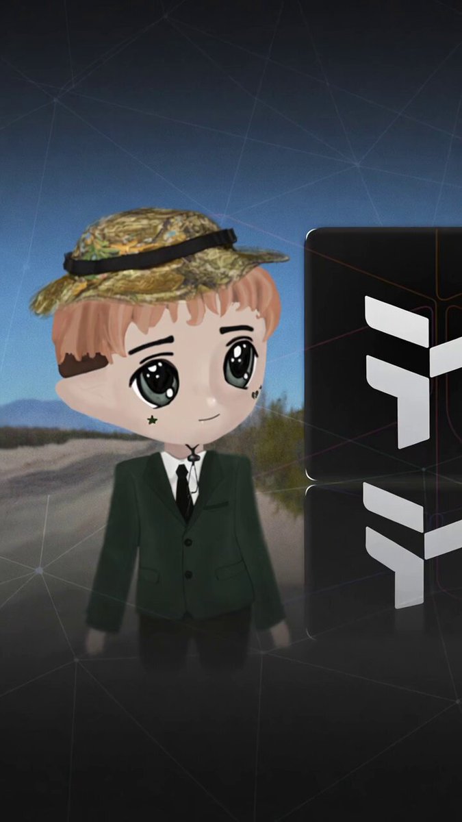 The image features a cartoon boy wearing a hat, standing next to a sign that says "SPY" or "EWY", which could be an Index ETF symbol like SPY (Up to 50x), QQQ (30x), or EWY (15x). The boy is dressed in a suit and tie. The background of the image is black with some white lines, giving it a 3D effect. The post seems to be promoting trading options for these Index ETFs on Tria.