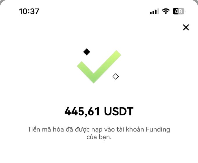 The image shows a white background with a green checkmark symbolizing a "green tick" or "green stamp of approval", indicating that something has been approved. The text below the checkmark reads, "Take out May's salary to DCA $pepe here, hoping not to buy the top". This message is related to the post on social media where someone is asking for donations to help a person named May.