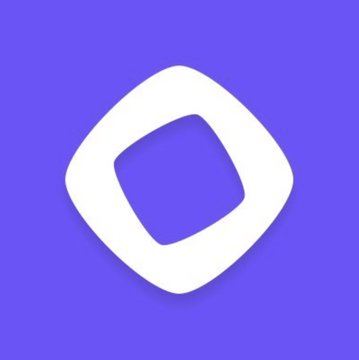 A white, rounded square logo with a hollow center sits against a purple background, representing the Monad blockchain app hub as it reaches 130 applications.