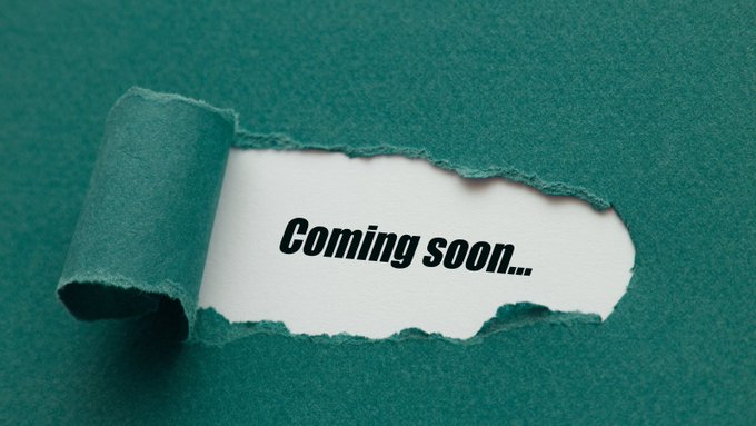 Torn green paper reveals the text "Coming soon..." underneath. The image ties into the post's sense of anticipation and ongoing progress, reinforcing the idea that something new is almost here, like a near-complete progress bar (70%) hinting at what's on the horizon.