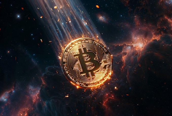 The image shows a Bitcoin logo floating through space among several shooting stars. The prominent feature of this scene is the Bitcoin symbol with its value represented by the number "86.8BTC". This could be interpreted as a form of digital currency, possibly offering various transactions or exchange rates in the cosmic expanse depicted. In addition to that, there's an image from the year "2013" and another post titled "Lý do mà ae sml mấy hôm nay: Mt.GOX chuyển 116.3BTC lên Bitstamp." This adds context to the scene, as it suggests that the Bitcoin logo was recently created and is related to some sort of cryptocurrency event or promotion in the year 2013.