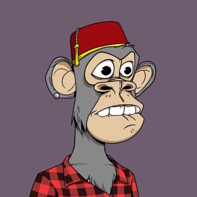 A digital illustration of a cartoon monkey character wearing a red fez and a red plaid shirt, featuring an earring and a slightly aggressive expression.