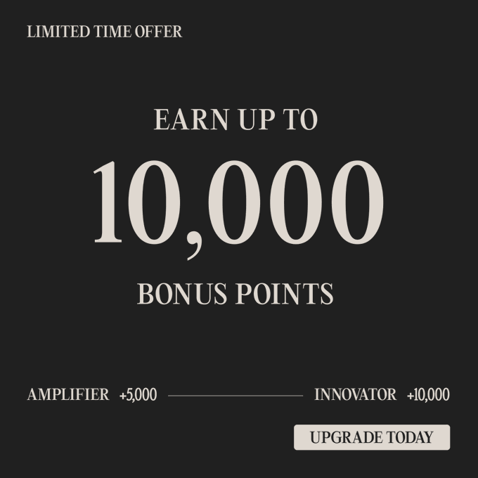 The image shows a black background with white text that reads "Limited time offer" followed by an explanation of a 10,000 bonus points system for a game called "Prismax". The text also mentions that there are currently 9,999 points available for this offer and that the points can be earned by playing the game.