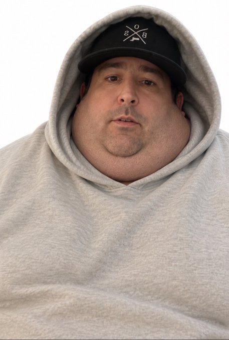 A man wearing a black cap with '2018' crossed bats logo and a gray hoodie poses against a white background.