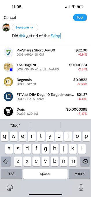 The image features a smartphone screen that displays various social media apps such as Instagram, Facebook, Twitter, and messaging platforms like WhatsApp and Snapchat. There are also several financial app options available on the phone's home screen. On top of this digital clutter, there is a post in a message that appears to be a screenshot from another platform, showing some information about the person's dog. The post seems to ask if anyone has ever gotten rid of the "dog chart" or if they can share their thoughts about it. The image also contains a text box on which an email notification pops up, possibly indicating new messages on one of these apps or social media platforms.