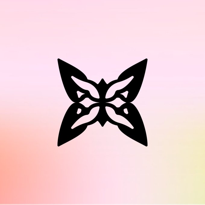 In the image, there's an illustration of a black butterfly-like shape with wings spread wide, positioned towards the bottom left corner. The butterfly design stands out against a pink background, which gives it a striking contrast. Below the butterfly, there is some text that reads "one thing people rarely mention about @quipnetwork : most networks get slower and more expensive as more users join. but Quip is different. more demand brings more compute providers. more supply makes the network faster and cheaper". The butterfly design and accompanying text create a visually appealing and engaging graphic, likely to capture viewers' attention.