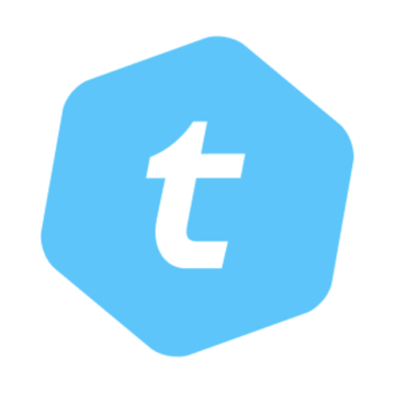 The image shows the Telcoin logo—a white lowercase "t" centered within a light blue hexagon—which represents the company discussed in the post announcing its expanded digital asset banking roadmap for 2026, including live eUSD accounts in the US and the upcoming Telcoin Network mainnet launch across 171 countries.