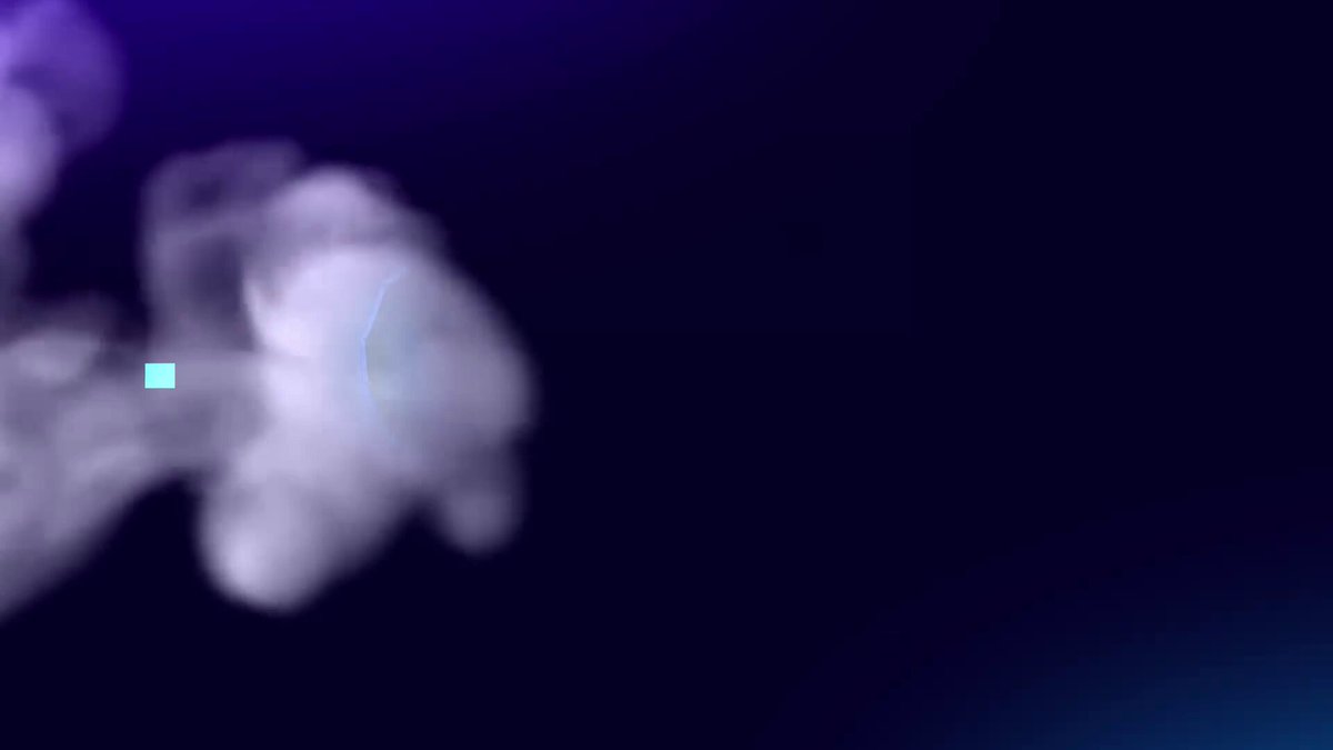 The image shows a graphic design featuring a blue background, a white cloud, and a green dot. The caption below the image reads "From asset to action: coding enemy behavior in The Sandbox Studio with @cursor_ai". This suggests that there is an element within the image related to the post's content or context.
