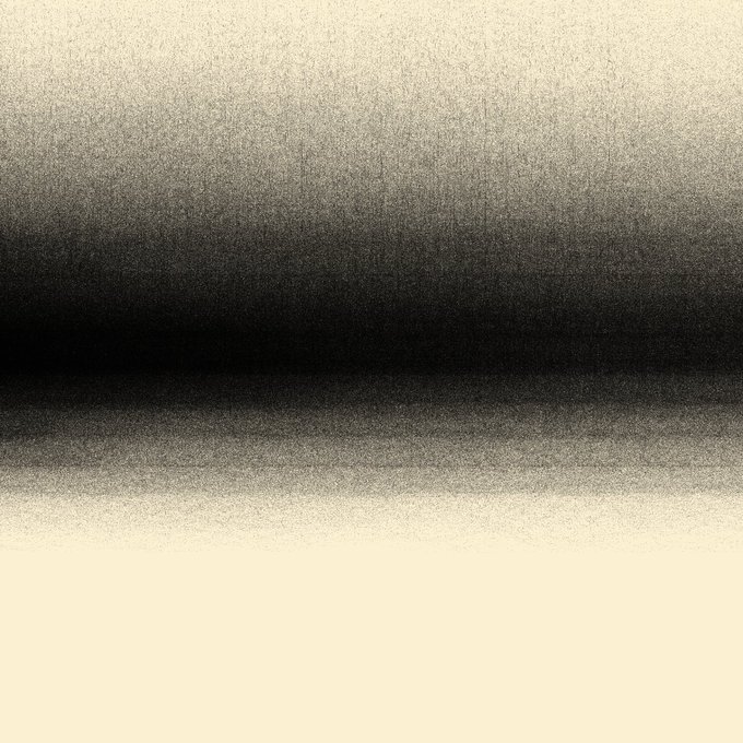 A minimalist gradient image transitioning from grainy black at the top to a cream color at the bottom.