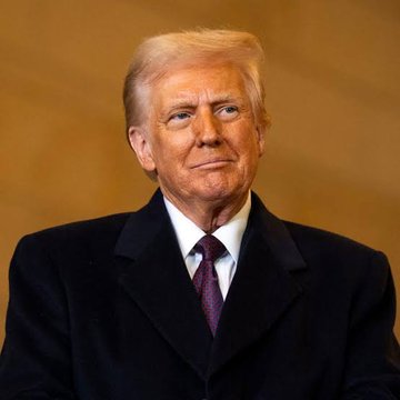 The image depicts a man in a dark suit and tie, indicative of a formal or professional setting. As per the accompanying post, there is a notable financial update relating to Trump Media and its Bitcoin holdings, suggesting the man may be associated with this entity. The text in the post details substantial Bitcoin acquisitions, which may imply the man's involvement in financial or corporate decisions. The photograph captures a moment where the man's appearance aligns with the post's announcement, presenting a visual connection to the news of the Bitcoin investment.