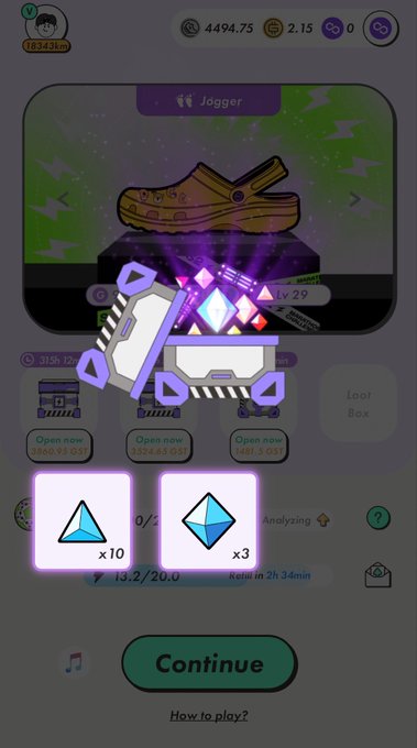 The image shows an advertisement for a mobile game called "StepN Code", which appears to be a puzzle or brain-teaser game that requires players to solve various puzzles by moving through different levels of a virtual world. The game offers multiple levels, each with its own unique challenges and rewards. The player's progress is tracked using tokens, and the game continues until all tokens are used up. The image also includes text that reads "Today'S #POL Realm With every step you take, movement turns into faith, and hope dies last. You don't run only for tokens— you run for a better version of yourself." This message encourages players to keep playing and improving their skills in the game.