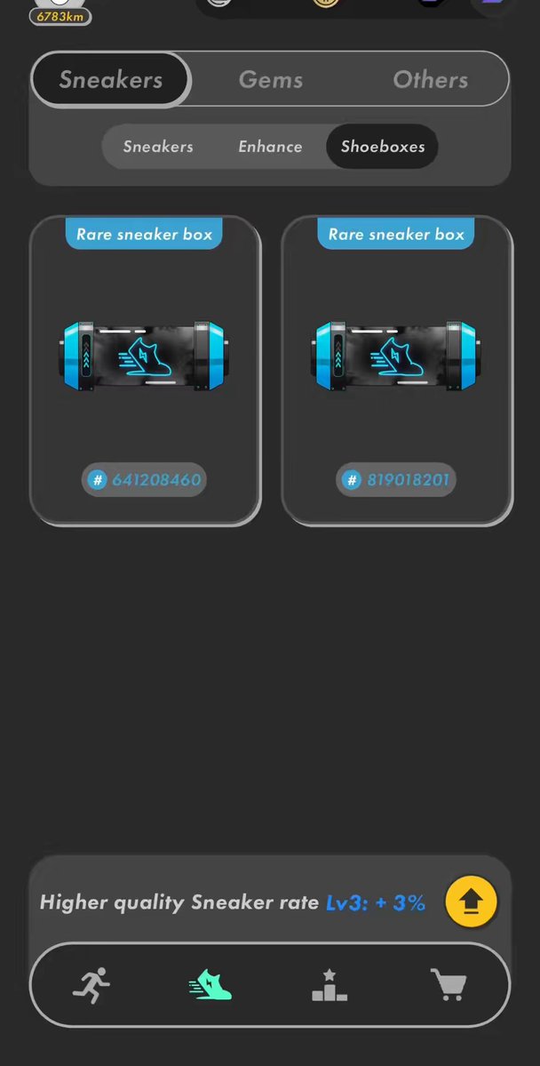 The image shows a screenshot of an online store's page with two blue shoes displayed, along with information about their quality and price. The posts on this shopping app seem to be promoting shoes rather than sneakers as they are described as "rare shoeboxes". These shoeboxes feature unique designs and come in different styles. The post provides details of the items available for sale, emphasizing the rarity and exclusivity of these shoe boxes, encouraging users to explore and make a purchase.