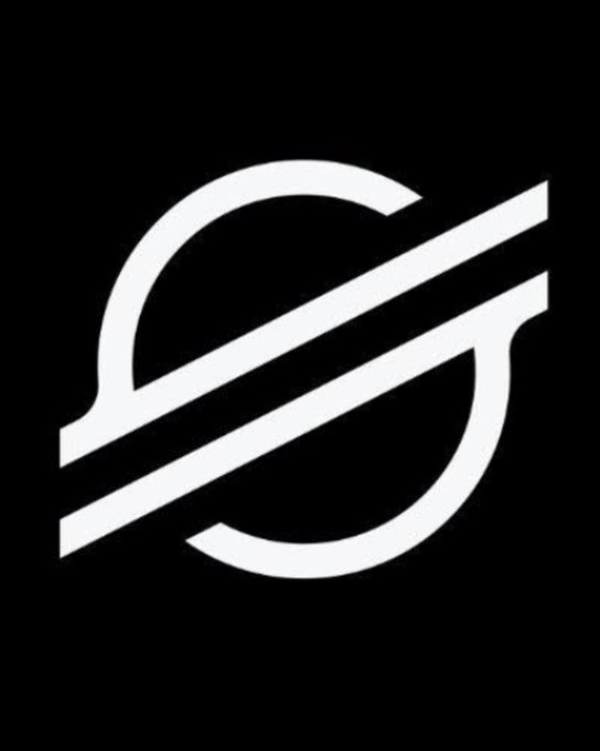 A minimalist white logo on a black background featuring a stylized circular design bisected by parallel horizontal lines.