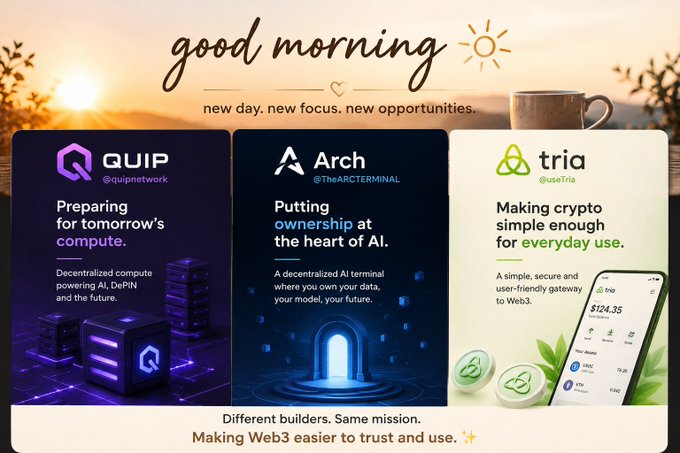 "Good morning! New day, new opportunities."