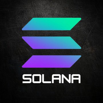 The image displays the Solana logo, featuring three stacked parallelogram shapes in a gradient of purple, teal, and green, with the word "SOLANA" written below in white text against a dark background. This logo visually reinforces the accompanying post about $1,000,000 of $xSOL being distributed to $LEVERCAT holders on the Solana blockchain network.