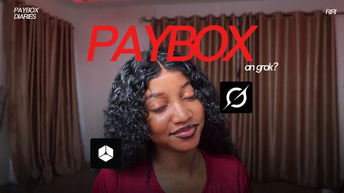 A video thumbnail featuring a woman with curly hair, overlaid with red text reading 'PAYBOX on gr8k?' and the 'PAYBOX DIARIES' logo.