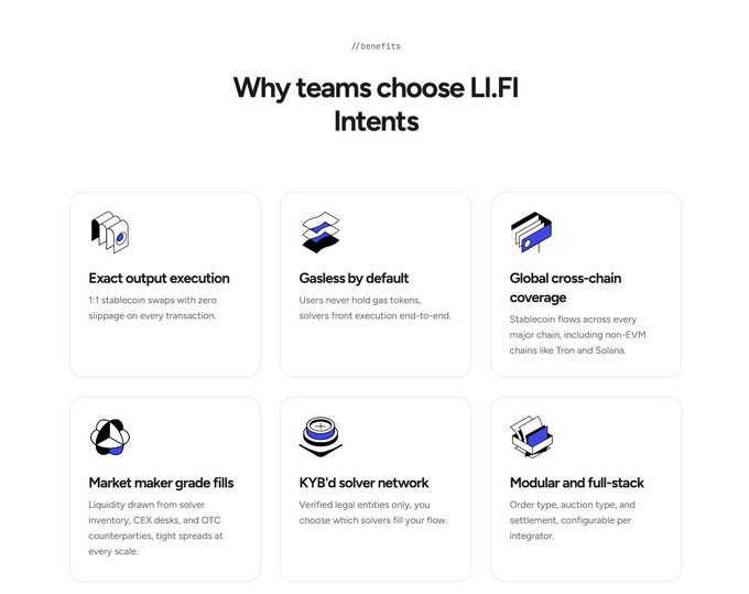 The main focus of this post is to discuss the concept of LIFI intents, which essentially refers to a system built for compliance purposes within cryptocurrency networks. The post provides information about these intents, but they are not presented in a clear, organized manner with bullet points or numbered lists like most text-based posts do. This results in a less effective way of conveying the content and can make it harder for people to quickly grasp the core value offered by LIFI intents. However, one of the main advantages presented about this system is that there are no new wallets needed, thus reducing maintenance costs and simplifying the user experience.