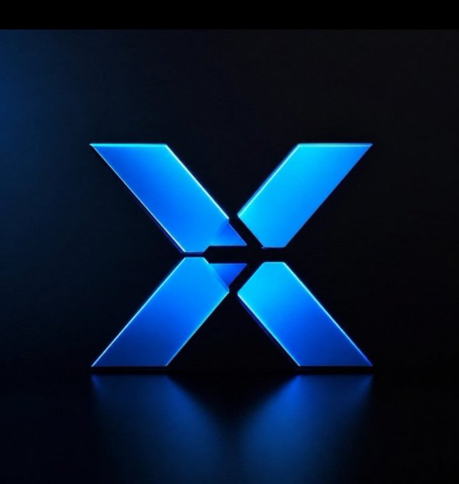 A glowing blue stylized "X" logo on a dark background, likely representing a digital or crypto brand identity for @BITFLXA, aligns with the post's theme of building streamlined payment infrastructure within the expanding TON blockchain ecosystem.

(Additionally, the standalone "X" may hint at the broader X/Twitter brand, where the project is being promoted.)