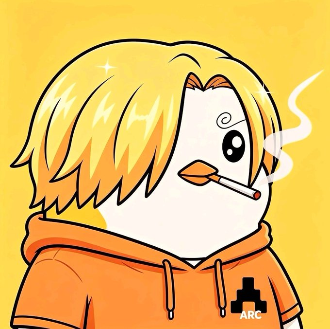 A cartoon bird wearing an orange hoodie with a white logo that says "ARC" is shown smoking a cigarette, accompanied by text about the importance of context and the best model today might not be the best model tomorrow.