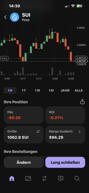 The image shows a phone screen displaying a stock chart with red, green, and orange lines representing the price of a company's shares over time. The chart indicates that the shares have been decreasing, which might be concerning for those who are interested in investing or following the performance of the company.