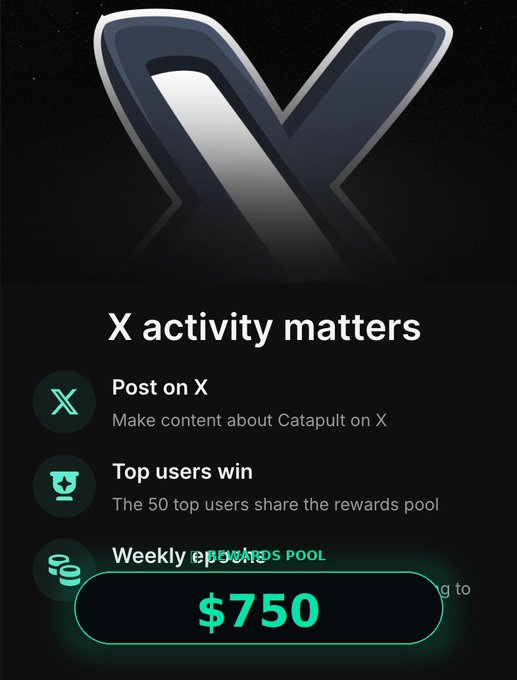 The image shows a poster for a social media platform called Mindshare. The poster features an x symbol with text that reads "X Activity Matters" and provides information about the platform's features, including a weekly ephemeral pool where users can share their posts for free. The poster also includes a list of rewards available to users who participate in this feature.