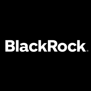 This image features a logo for the cryptocurrency exchange BlackRock Inc, which prominently displays the letters "BLACKROCK" in white on a black background. The text indicates that Bitcoin and Ethereum ETFs have $3.45 billion invested over eleven trading sessions, with AI stock price indicators showing a trend upwards of $4.50 per share in eight instances. Additionally, gold and cryptocurrency prices have experienced downward trends within the same period.