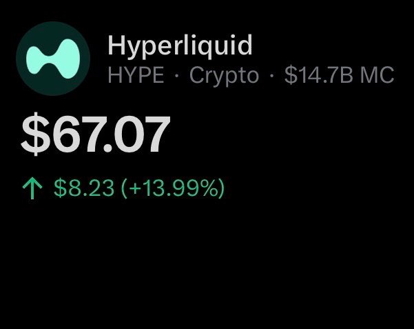 "Happy $HYPE ath to everyone celebrating!". It appears that someone just posted a picture of themselves with their "$HYPERLINK hypeliquid" account which has gained a lot of attention, possibly due to its interesting name or content.