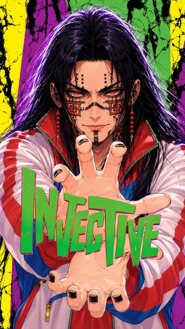 A stylized illustration of a dark-haired figure with ritualistic face markings and outstretched hands appears against a vibrant purple, green, and yellow background, with the word "INJECTIVE" emblazoned across the image—promoting the Injective Summit 2026 in Washington D.C.