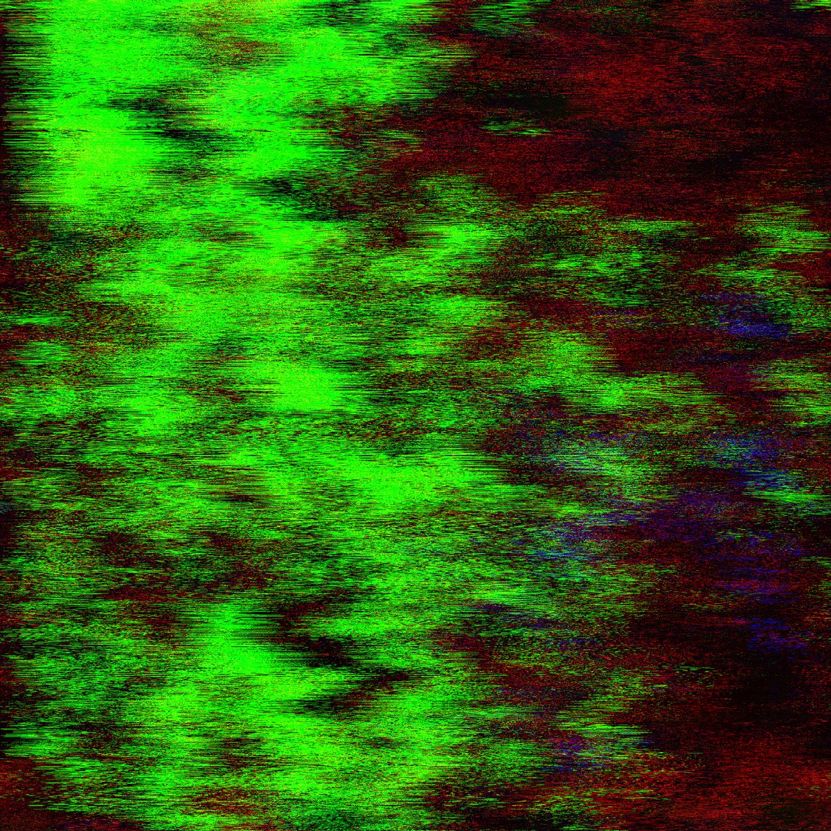 The image features an abstract, greenish-brown pattern with a lot of texture that appears to be a result of random noise or graininess. This type of pattern can be found in various forms of digital art, such as computer-generated imagery (CGI) and video games. The post suggests that the pattern is intentionally designed to resemble noise or graininess, which adds an artistic touch to the image.