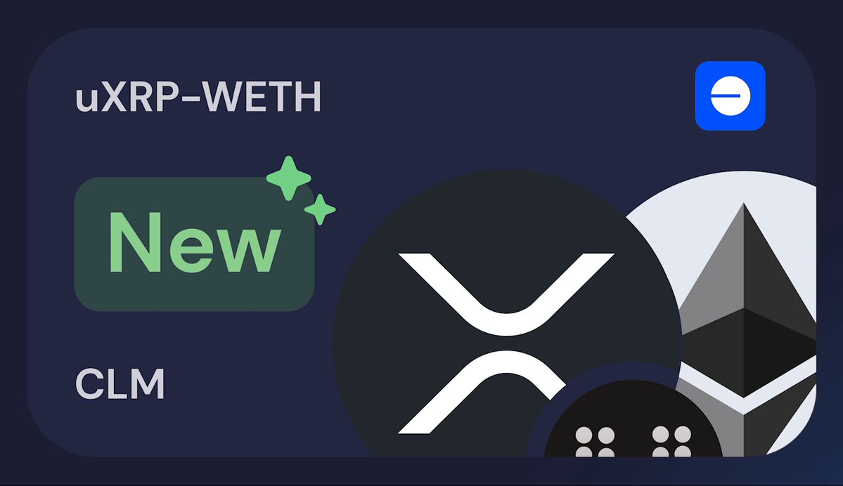 The image features a graphic of various coins stacked next to each other with one coin labeled Ripple at the top, followed by an XRP logo. The text within the graphic says "New Ripple product from @universaldotxyz made me check the XRP news... $uXRP - $WETH: 20.3% APY app.beefy.com/vault/uniswap-". The image shows how various coins can be stacked on top of each other, with Ripple being the most prominent at the very top. This graphic is part of a post that explains a new Ripple coin and its features in detail, providing context for those interested in trying out this coin.