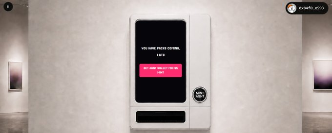 A screenshot from a mobile app showing a vending machine interface with text reading 'YOU HAVE PACKS COINS: 1010' and a button for 'GET MORE CHALLET FOR 65 COINS!'.