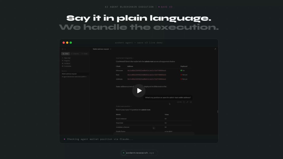 The image shows an online interface with a message that reads "Say it in plain language. We handle the execution." The text appears to be in a foreign language, but it can still be understood by those who know the language or are familiar with the context of the message. The main focus is on the message itself and its relevance to the image's content.