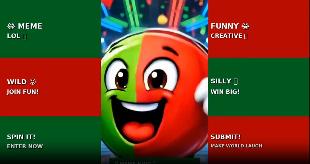 The image features a cartoon face with red, green, and white colors. The caption of the image reads "Focus on what is in the image and how it relates to the post." This suggests that there might be an interesting or unusual aspect related to the cartoon face in the image, possibly connected to the global meme contest being advertised.

The image also contains text elements such as "Meme", "LOL", "MEME", "MEME!", and "WILD". These words are likely part of a description or explanation about the content displayed on the screen. The overall theme of the image seems to be related to the global meme contest, with an emphasis on humor and creativity.