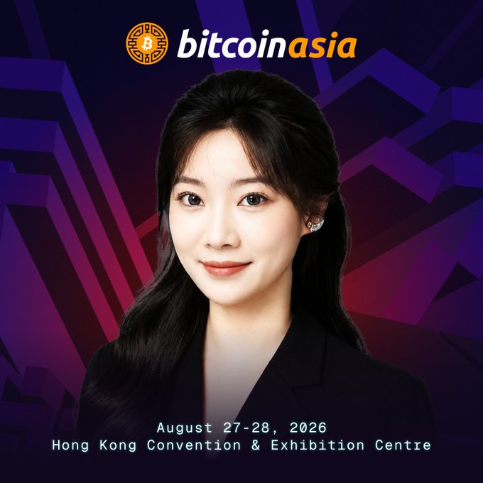 Maggie Li, a Fintech Manager at Golden Grain Financial Media Group, will speak at Bitcoin Asia 2026 on August 27-28, 2026, at the Hong Kong Convention & Exhibition Centre.
