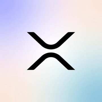 The image shows the XRP logo, featuring a stylized black "X" symbol set against a soft gradient background blending pastel purple, peach, and teal hues. This visual ties directly to the post's focus on the XRP Ledger (@XRPL) and its growing role in powering agentic transactions, with $XRP infrastructure now reportedly processing millions of transactions via the x402 protocol.