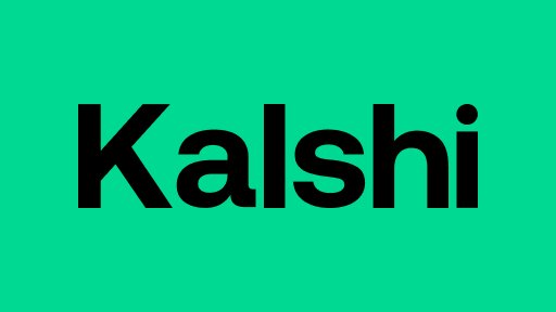 The image displays the "Kalshi" logo in bold black text against a bright green background. This branding aligns with the breaking news that the crypto prediction market platform Kalshi is negotiating a massive $1 billion funding round at a $40 billion valuation.