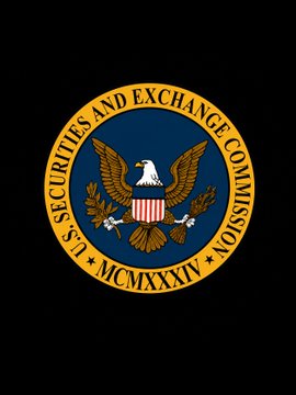The official seal of the U.S. Securities and Exchange Commission (SEC), featuring a bald eagle with a shield, surrounded by the text "U.S. SECURITIES AND EXCHANGE COMMISSION" and the Roman numerals "MCMXXXIV".