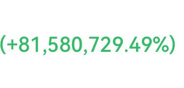 A green percentage figure of (+81,580,729.49%) is displayed, likely representing Bitcoin's massive long-term price appreciation since inception, reinforcing the post's argument to wait for a better entry point in October rather than rushing to buy the dip below $60,000.