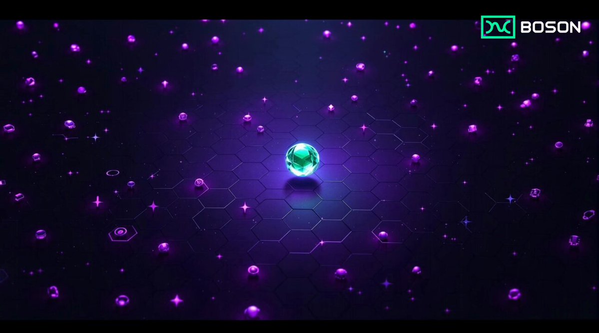 The image features a green ball surrounded by purple stars, creating an abstract pattern that resembles a planet or a gemstone. The background of the image is black with white stars scattered throughout, giving it a starry appearance. The text "x402B" appears in the image and is related to the post about x402 payments.