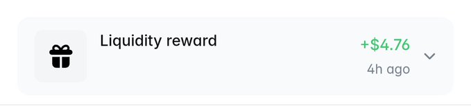 "Another day, another LP reward from @Polymarket. Just received $4.76 in Liquidity Rewards Not a huge amount, but it's a reminder that providing liquidity can generate steady rewards while staying active in the markets. Anyone else farming LP rewards on Polymarket ? How?".